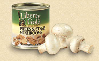 Liberty Gold Glass Jars